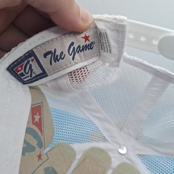 Boston Bruins Tie Dye Trucker Snapback Leather Patch Hat Cap NHL The Game - Picture 7 of 7